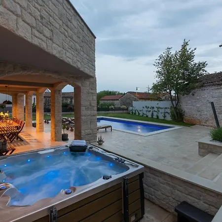 Ajda With Heated Privat Pool, Jacuzzi, Sauna, 4 Bedroom, 4 Bathroom Villa *