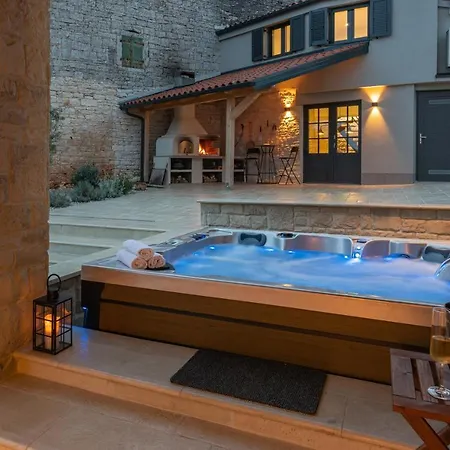 Ajda With Heated Privat Pool, Jacuzzi, Sauna, 4 Bedroom, 4 Bathroom Villa *